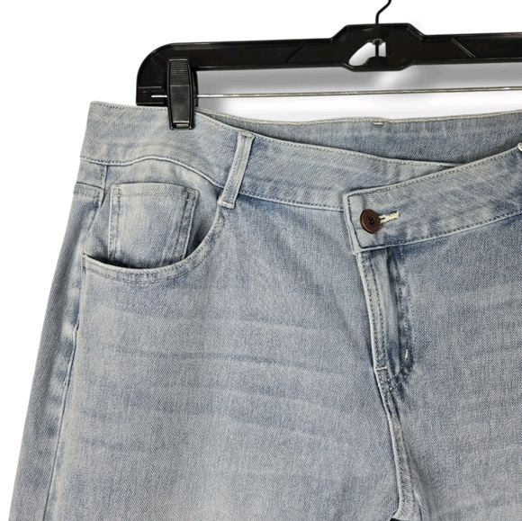 Halara Jean Wide Leg Flex Denim Women's Size Large Tall - Picture 10 of 15